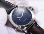 Panerai Marina Replica Watch 47mm SS Blue Dial Black Leather